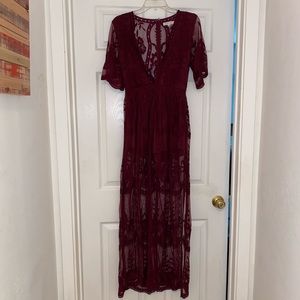 Honey Punch Lace Maxi